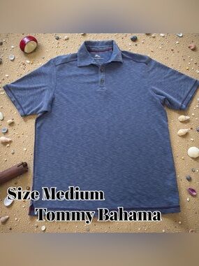 Tommy Bahama Blue Polo Shirt